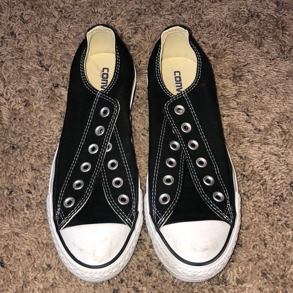 Converse size 6 adult black.